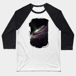 Unicorn Head Galaxy Baseball T-Shirt